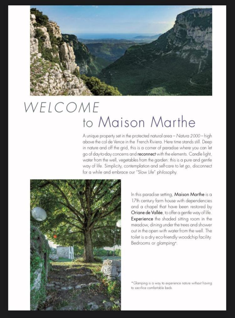Maison Marthe - Maison Nomade Chic Coursegoules Eksteriør billede